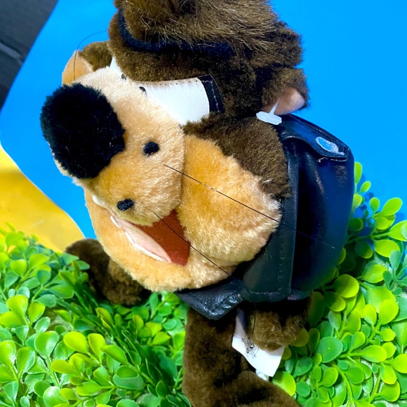 WARNER BROS LOONEY TUNES VTG 90s TASMANIAN DEVIL TAZ WEARING BLACK JACKET 10” - Picture 8 of 12